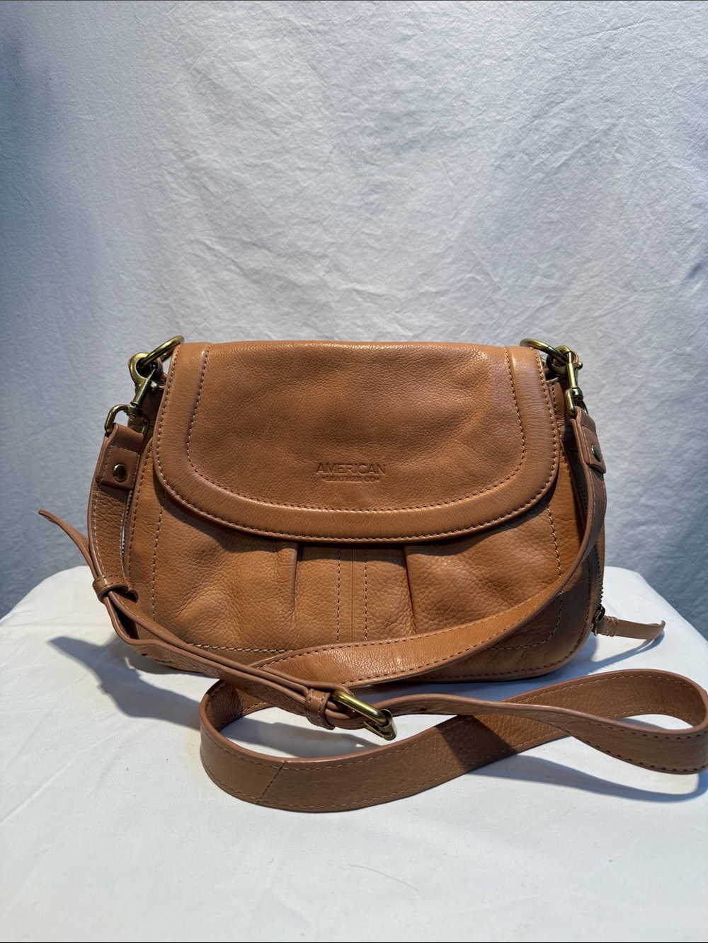 American Leather Co. Crossbody Saddle Bag